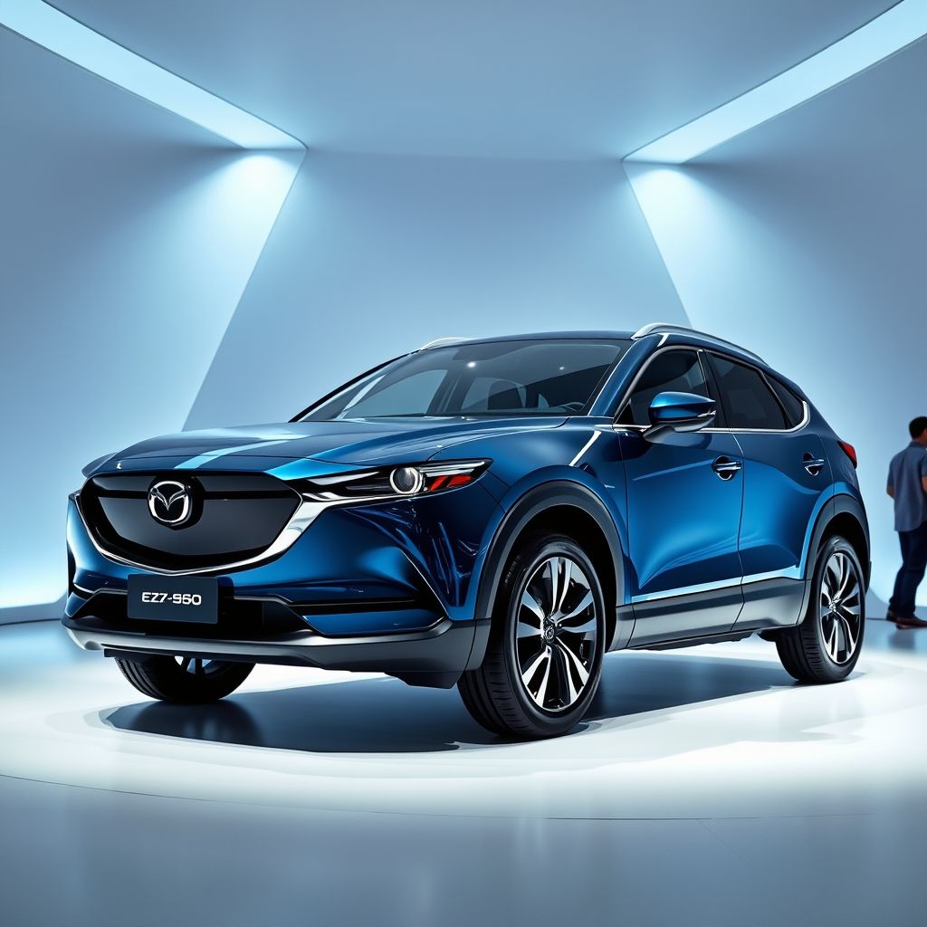 Mazda EZ60 โดดเด่นด้วยระยะทาง 1,300 กม.! SUV ไฟฟ้าใหม่ที่งาน Shanghai Auto Show 2025